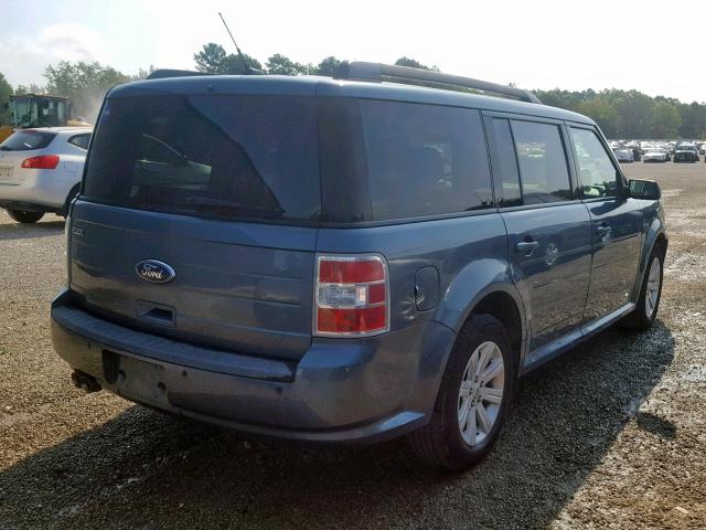 2FMGK5BC9ABA85347 - 2010 FORD FLEX SE BLUE photo 4