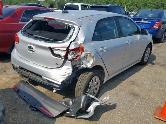 3KPA25AB6KE177948 - 2019 KIA RIO S SILVER photo 4