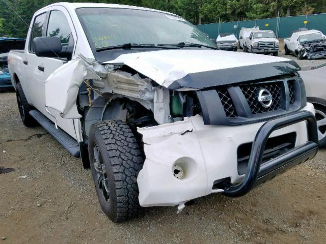 1N6AA0EJ9BN311559 - 2011 NISSAN TITAN S WHITE photo 1