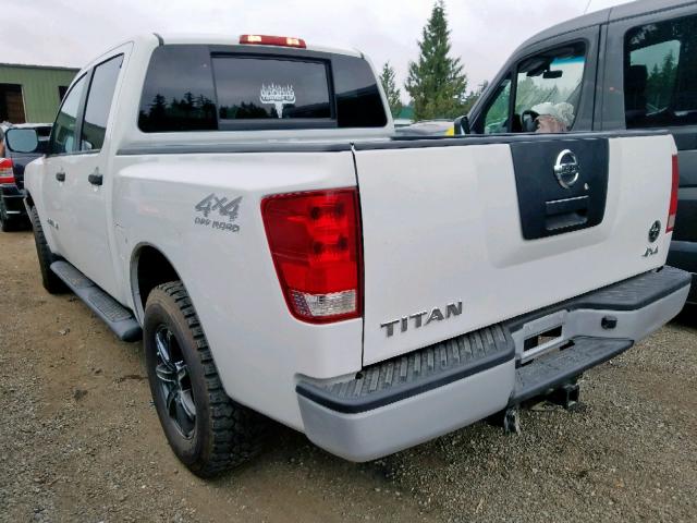 1N6AA0EJ9BN311559 - 2011 NISSAN TITAN S WHITE photo 3