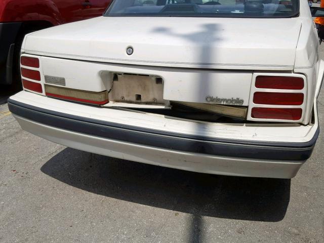 1G3AJ54NXM6344670 - 1991 OLDSMOBILE CUTLASS CI WHITE photo 10