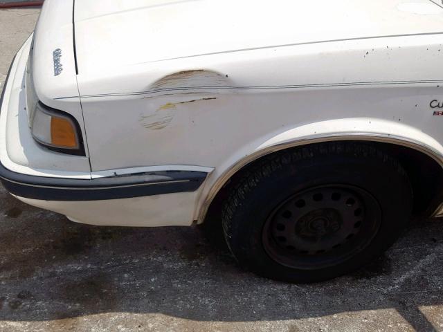 1G3AJ54NXM6344670 - 1991 OLDSMOBILE CUTLASS CI WHITE photo 9