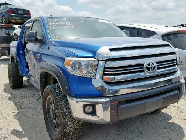 5TFEW5F19GX192828 - 2016 TOYOTA TUNDRA CRE BLUE photo 1