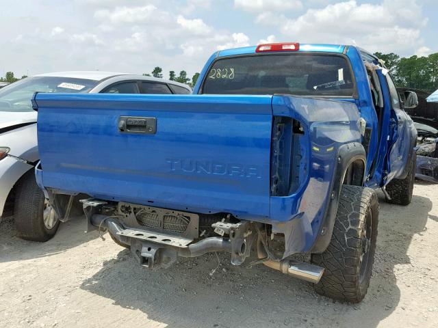 5TFEW5F19GX192828 - 2016 TOYOTA TUNDRA CRE BLUE photo 4