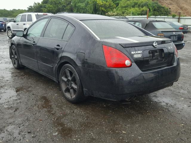 1N4BA41E55C861600 - 2005 NISSAN MAXIMA SE BLACK photo 3