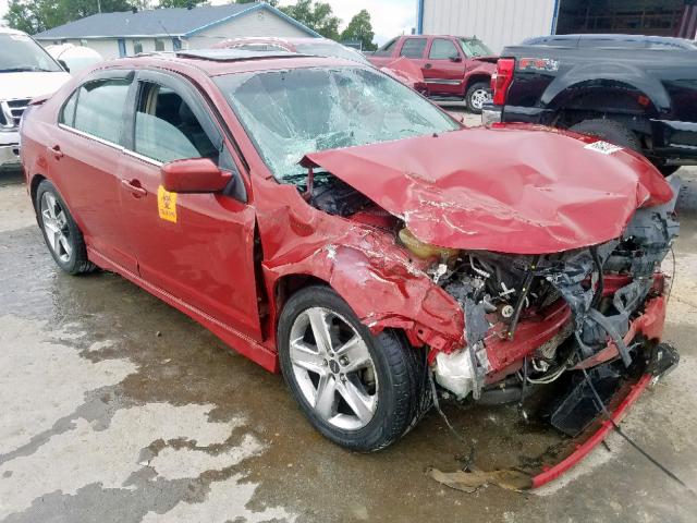 3FAHP0KC9AR116794 - 2010 FORD FUSION SPO RED photo 1