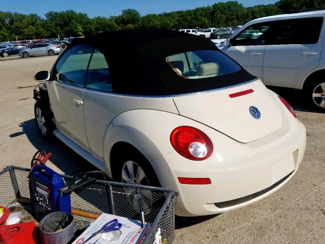 3VWRF31Y39M400928 - 2009 VOLKSWAGEN NEW BEETLE 白色 照片 3