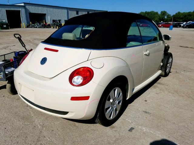 3VWRF31Y39M400928 - 2009 VOLKSWAGEN NEW BEETLE 白色 照片 4