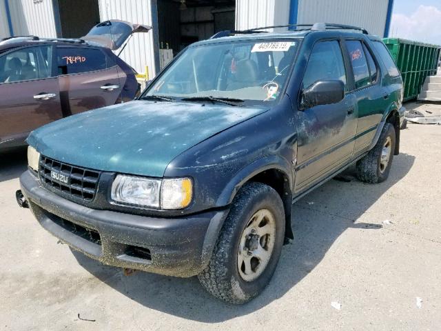 4S6CK58W1Y4412948 - 2000 HONDA PASSPORT E მწვანე ფოტო 2