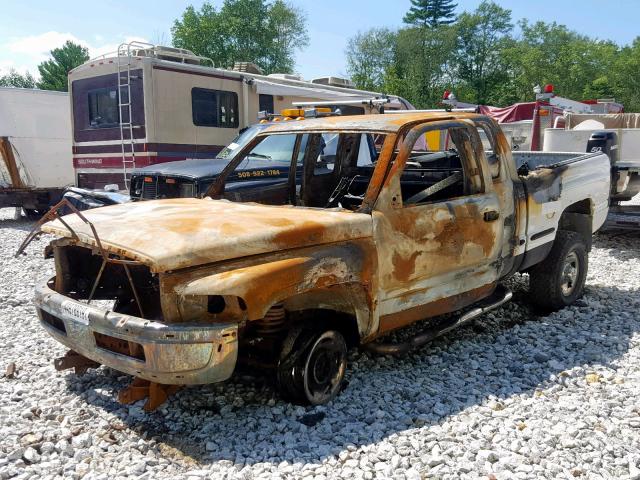 1B7KF23Z6WJ214622 - 1998 DODGE RAM 2500 WHITE photo 2