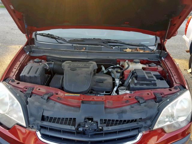 3GSCL33P18S719748 - 2008 SATURN VUE XE RED photo 7