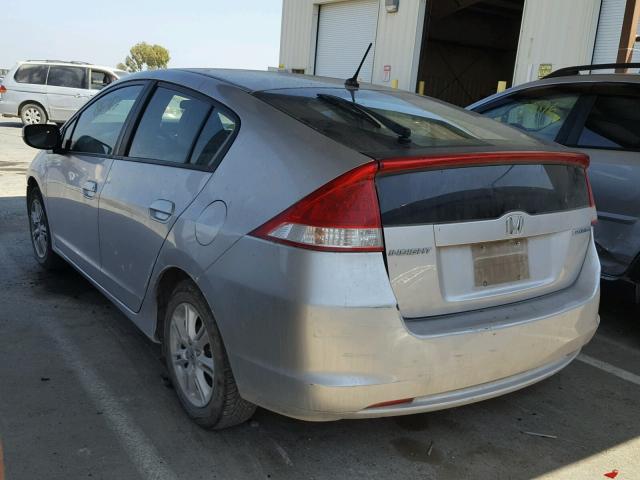 JHMZE2H75AS040536 - 2010 HONDA INSIGHT EX GRAY photo 3