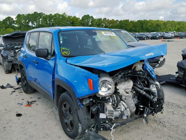 ZACCJAAT0FPC13946 - 2015 JEEP RENEGADE S 蓝色 照片 1
