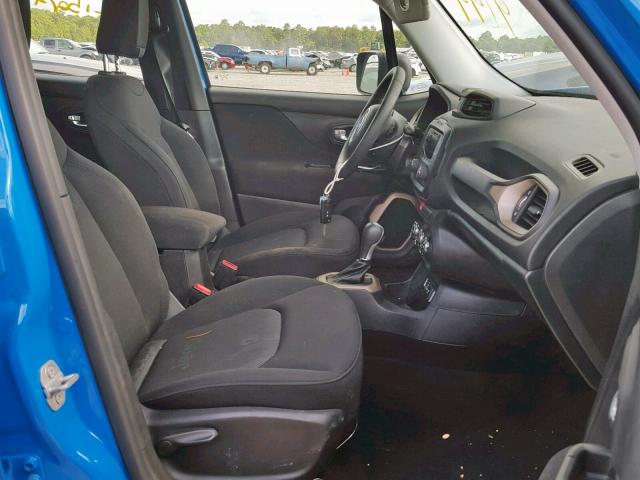 ZACCJAAT0FPC13946 - 2015 JEEP RENEGADE S 蓝色 照片 5