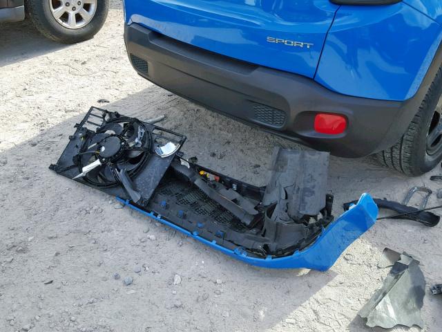 ZACCJAAT0FPC13946 - 2015 JEEP RENEGADE S 蓝色 照片 9