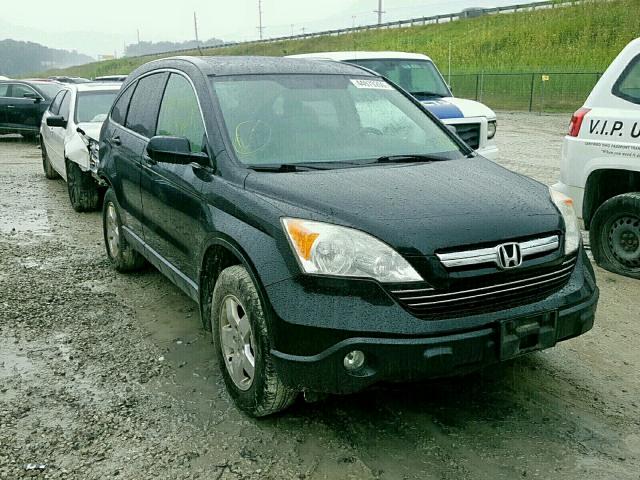 JHLRE48777C005967 - 2007 HONDA CR-V EXL BLACK photo 1