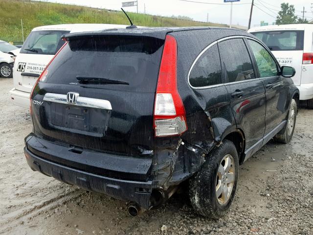 JHLRE48777C005967 - 2007 HONDA CR-V EXL BLACK photo 4