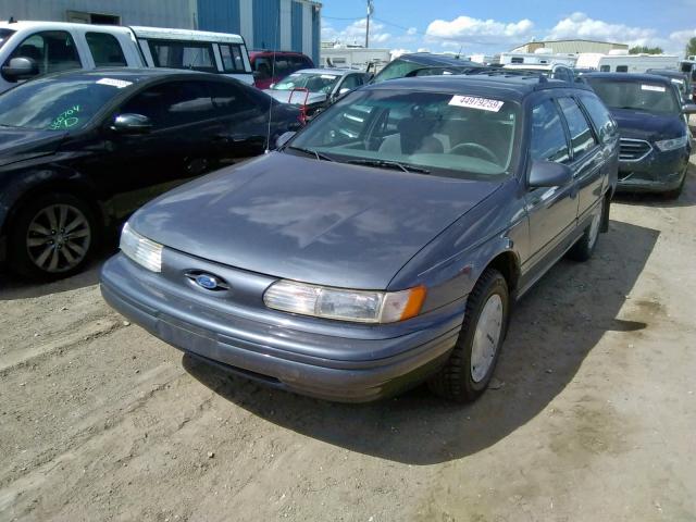 1FALP574XPA184596 - 1993 FORD TAURUS GL GRAY photo 2