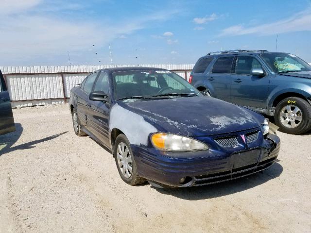 1G2NF52E31C114153 - 2001 PONTIAC GRAND AM S BLUE photo 1