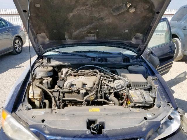 1G2NF52E31C114153 - 2001 PONTIAC GRAND AM S BLUE photo 7