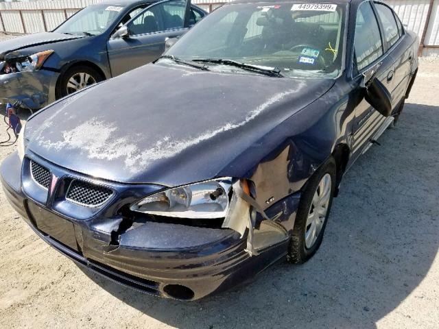1G2NF52E31C114153 - 2001 PONTIAC GRAND AM S BLUE photo 9