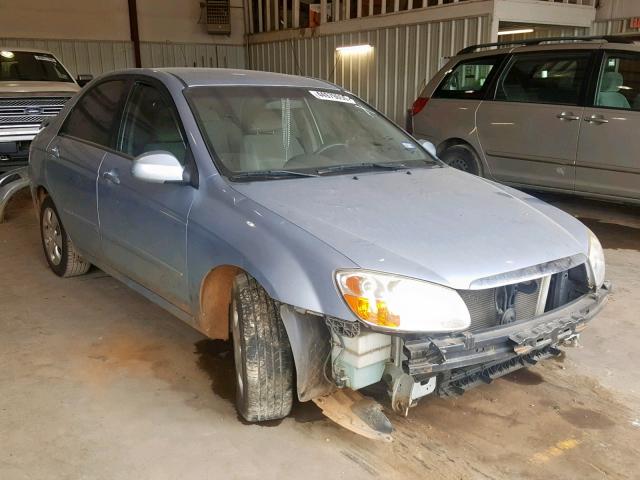 KNAFE122585575948 - 2008 KIA SPECTRA EX BLUE photo 1