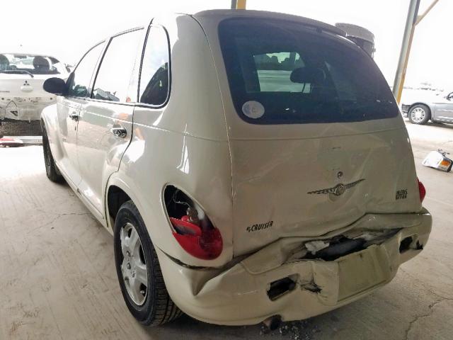 3A4FY58B87T504440 - 2007 CHRYSLER PT CRUISER WHITE photo 3