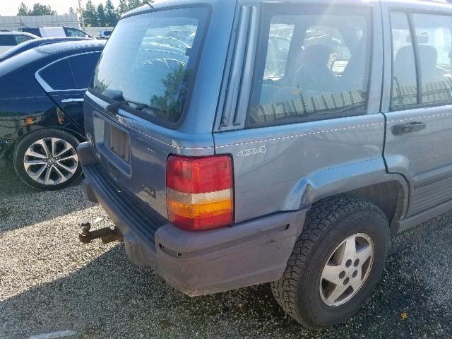 1J4GZ58SXSC717914 - 1995 JEEP GRAND CHER BLUE photo 9