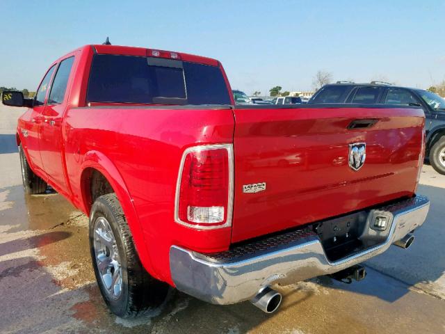 1C6RR6VT3HS540338 - 2017 RAM 1500 LARAM RED photo 3