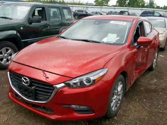 3MZBN1U73JM254935 - 2018 MAZDA 3 SPORT MAROON photo 2