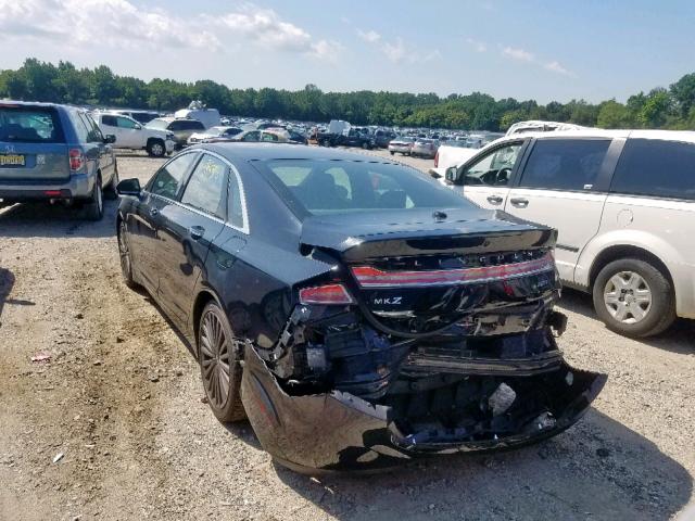 3LN6L5E9XJR600141 - 2018 LINCOLN MKZ RESERV BLACK photo 3