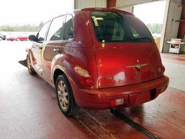 3A4FY58B47T535426 - 2007 CHRYSLER PT CRUISER RED photo 3