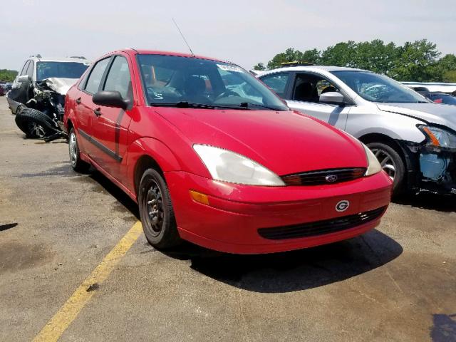 1FAFP33P4YW282383 - 2000 FORD FOCUS LX RED photo 1