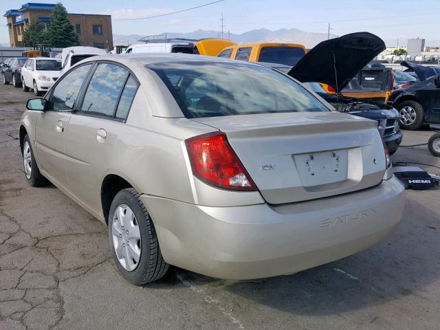 1G8AJ52F04Z148953 - 2004 SATURN ION LEVEL BEIGE photo 3