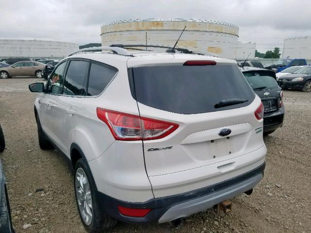 1FMCU0J95DUA40020 - 2013 FORD ESCAPE TIT WHITE photo 3