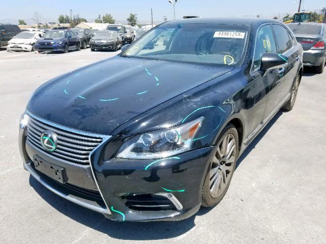 JTHGL5EF5E5051552 - 2014 LEXUS LS 460L BLACK photo 2