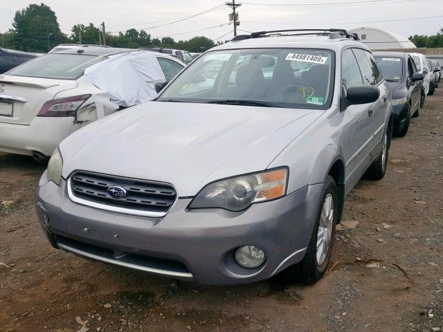 4S4BP61C157314945 - 2005 SUBARU LEGACY OUT SILVER photo 2