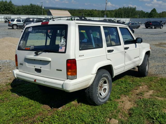 1J4FF58S81L527130 - 2001 JEEP CHEROKEE C WHITE photo 4