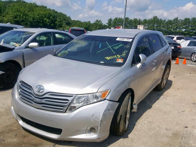 4T3ZK3BB9AU030113 - 2010 TOYOTA VENZA SILVER photo 2