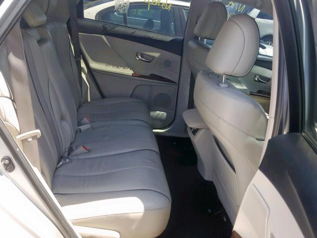 4T3ZK3BB9AU030113 - 2010 TOYOTA VENZA SILVER photo 6