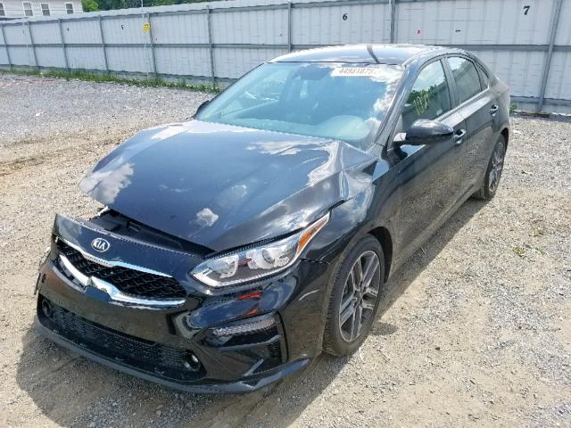 3KPF34ADXKE046505 - 2019 KIA FORTE GT L BLACK photo 2