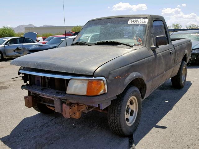 1FTCR10A2TUA62451 - 1996 FORD RANGER BLACK photo 2