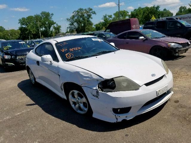 KMHHM65D56U189506 - 2006 HYUNDAI TIBURON GS WHITE photo 1