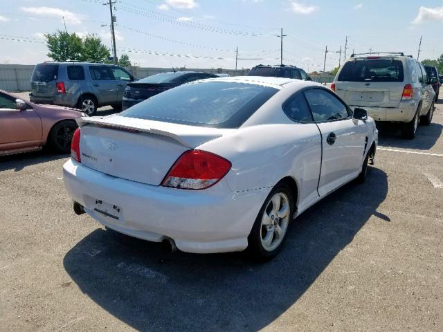 KMHHM65D56U189506 - 2006 HYUNDAI TIBURON GS WHITE photo 4