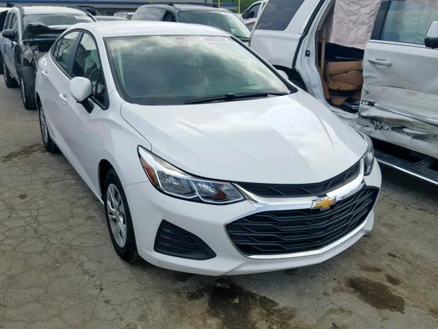 1G1BJ5SM7K7103051 - 2019 CHEVROLET CRUZE WHITE photo 1