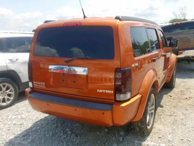 1D4PU6GX6BW564053 - 2011 DODGE NITRO DETO ORANGE photo 4