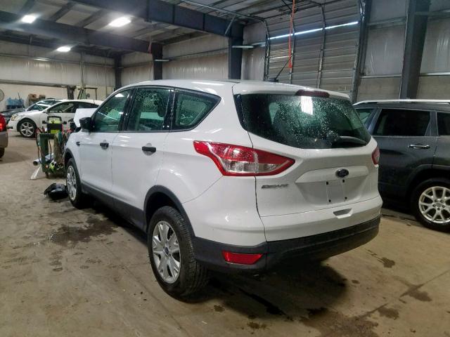 1FMCU0F72DUA83396 - 2013 FORD ESCAPE S WHITE photo 3