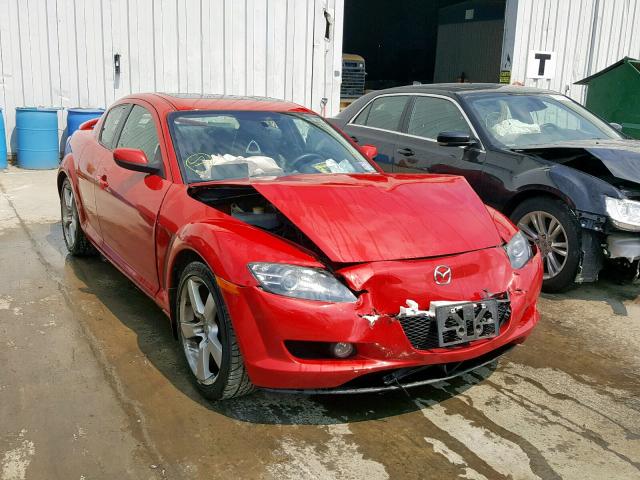 JM1FE17N650147546 - 2005 MAZDA RX8 RED photo 1