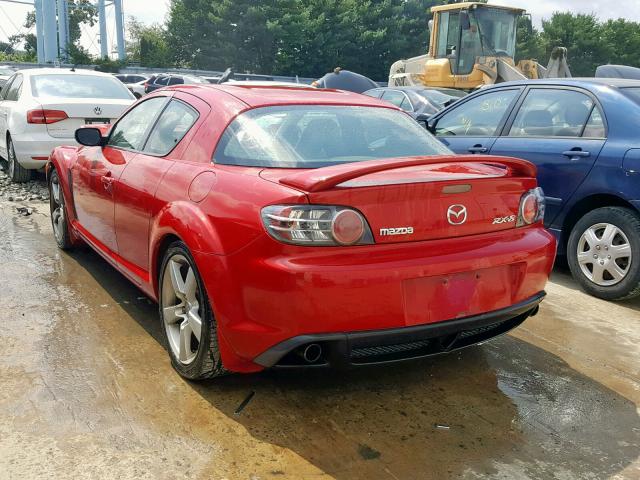 JM1FE17N650147546 - 2005 MAZDA RX8 RED photo 3