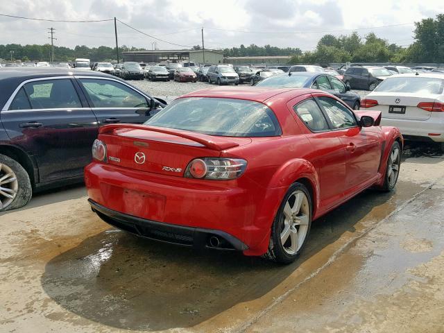 JM1FE17N650147546 - 2005 MAZDA RX8 RED photo 4